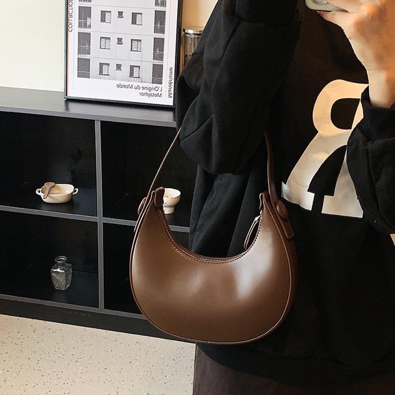 Túi Đeo Vai Có Khóa Kéo Phong Cách vintage Dành Cho Nữ