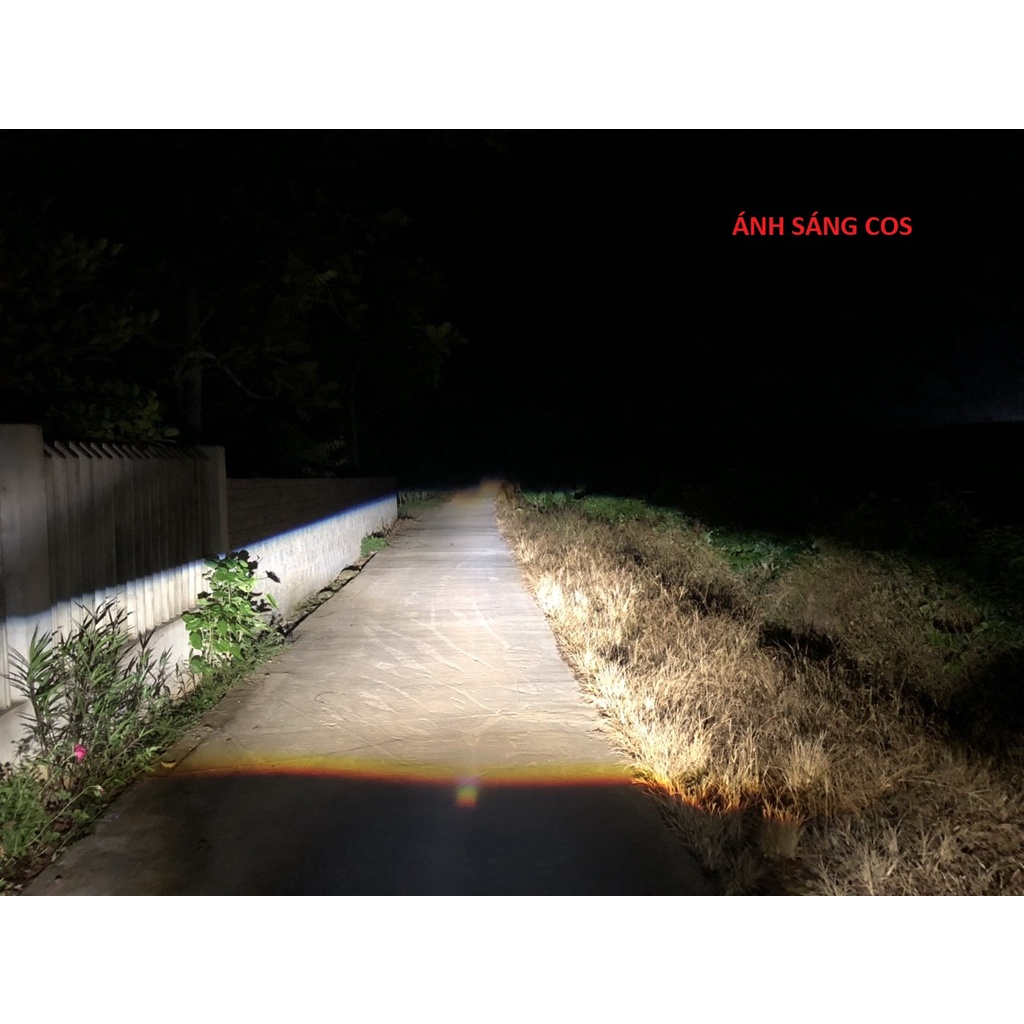 Đèn pha bi cầu led TIGER MATRIX PRO trợ pha laser 75w