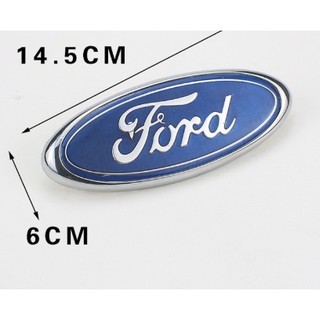 Logo biểu tượng trước và sau xe ô tô Ford Kích thước 14.5*6cm