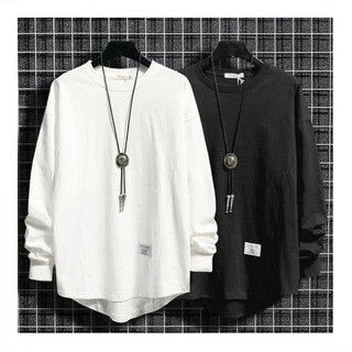 Áo thu đông nam trơn tay dài cổ tròn basic vải cotton cao cấp - thời trang dành cho Nam SP4