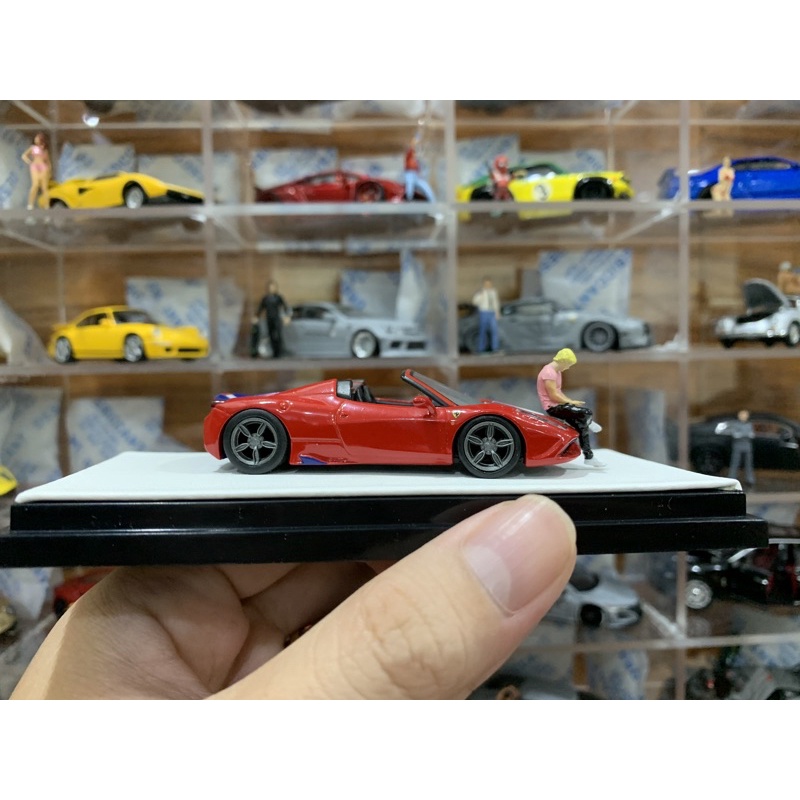 mô hình 1/64 Ferrari 458 spec A cũ