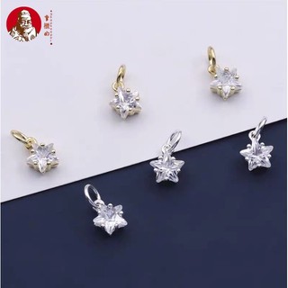 Mặt dây chuyền hình ngôi sao năm cánh bằng bạc s925