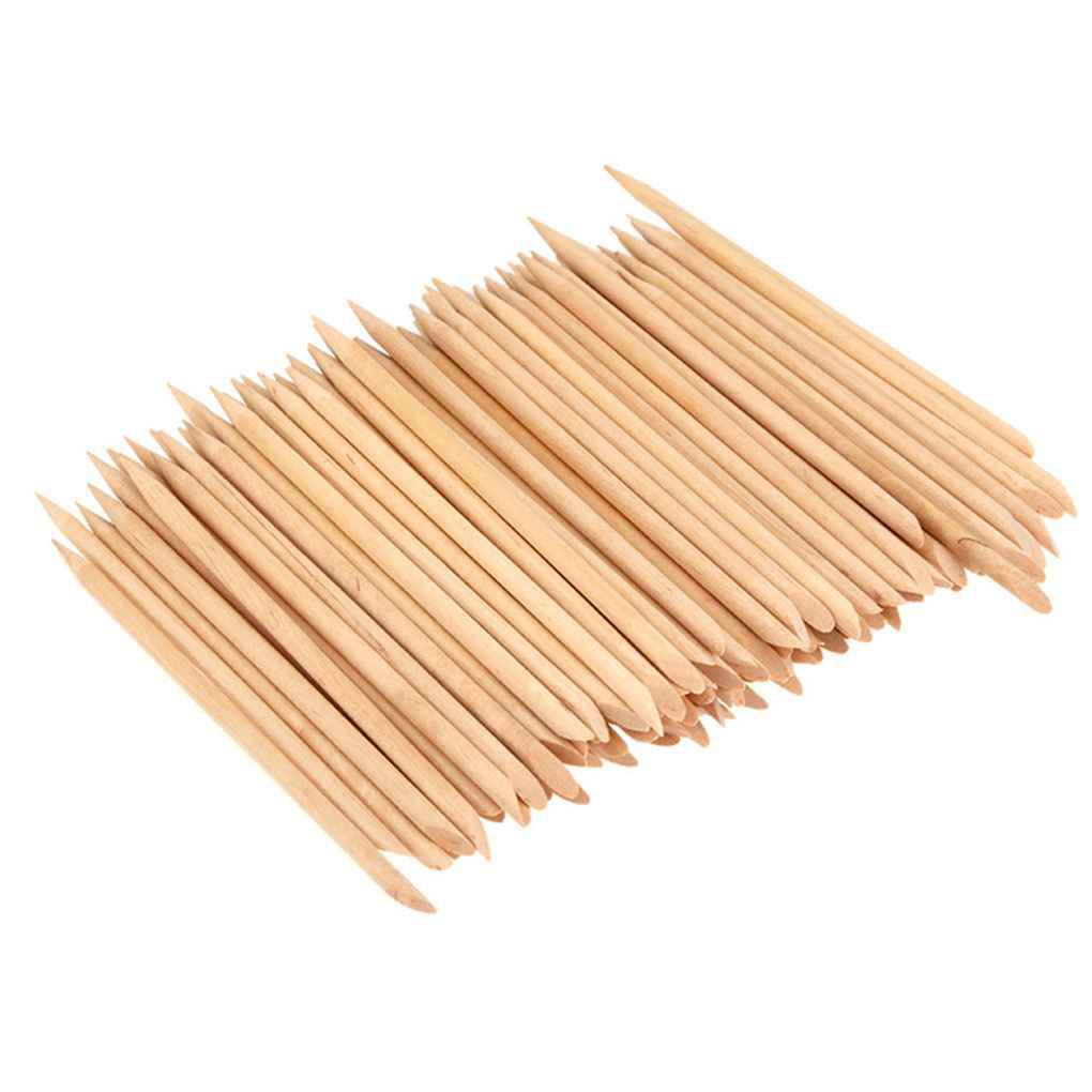Bộ 100 Que Gỗ Loại Bỏ Da Chết Và Làm Móng