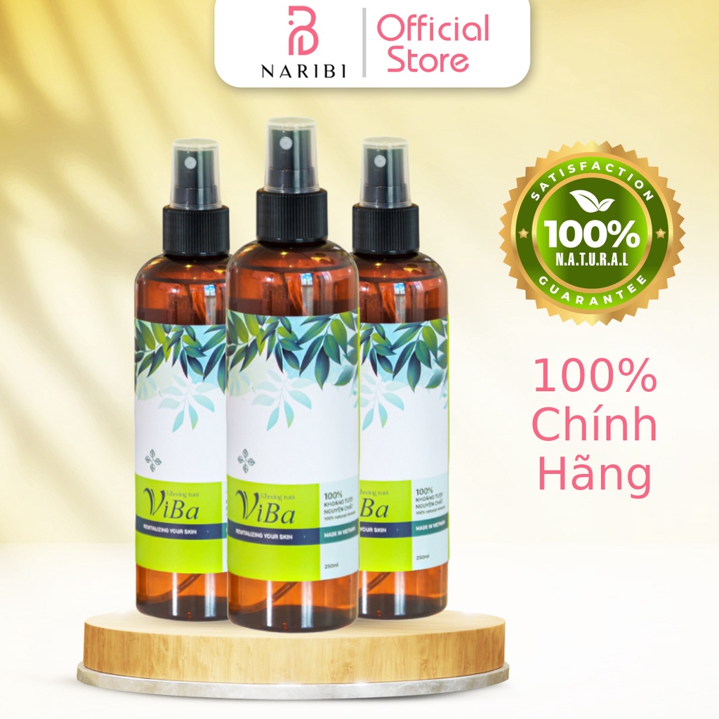 Xịt Khoáng Tươi Viba Chính Hãng - Cấp Âm Dưỡng Da Thiên Nhiên