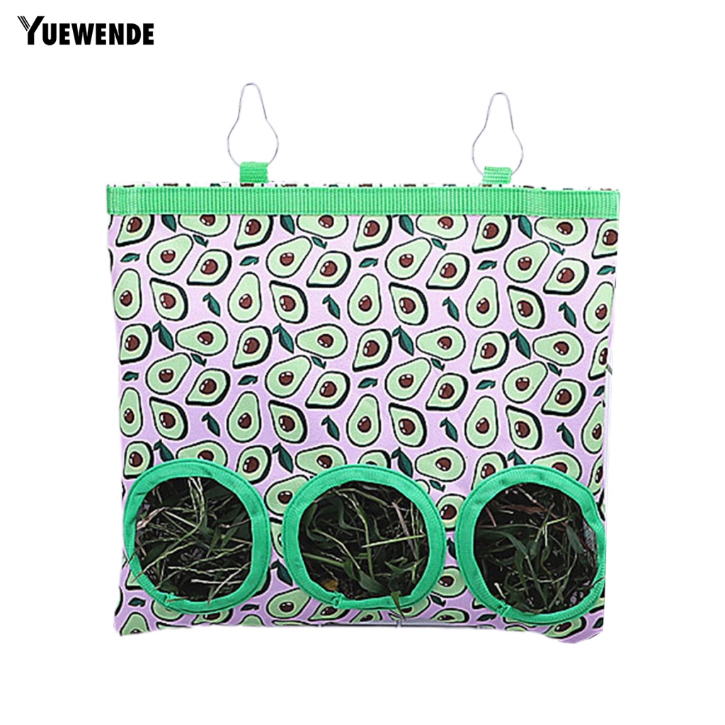 [Yue.z] Túi Cỏ Đựng Thức Ăn Nhiều Kiểu Dáng Cho Nhím Guinea Pig Hay Treo Chống Mài Mòn