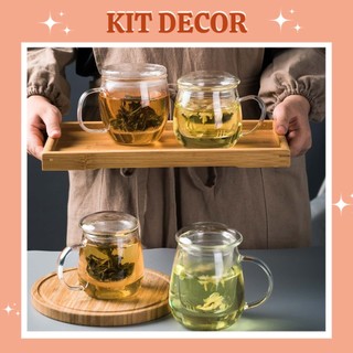 Cốc pha trà cá nhân thủy tinh chịu nhiệt cao cấp - thủy tinh borosilicate cao cấp chịu nhiệt tốt