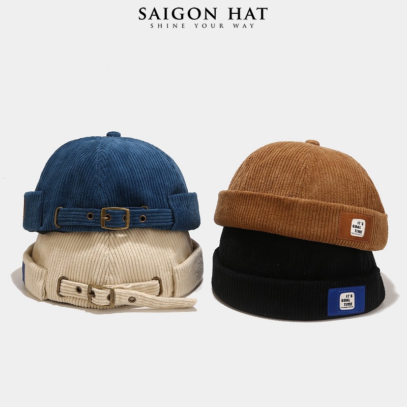 Mũ nón tròn miki hat nam nữ IT GOAL TIME chuẩn form đẹp lưỡi trai không vành phong cách thời trang cá tính năng động