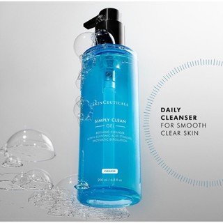 Sữa Rửa Mặt Đa Tác Động Giúp Làm Sạch Sâu, Làm Sạch Tế Bào Da Chết & Thu Nhỏ Lỗ Chân Lông Skinceuticals Simply Clean Gel