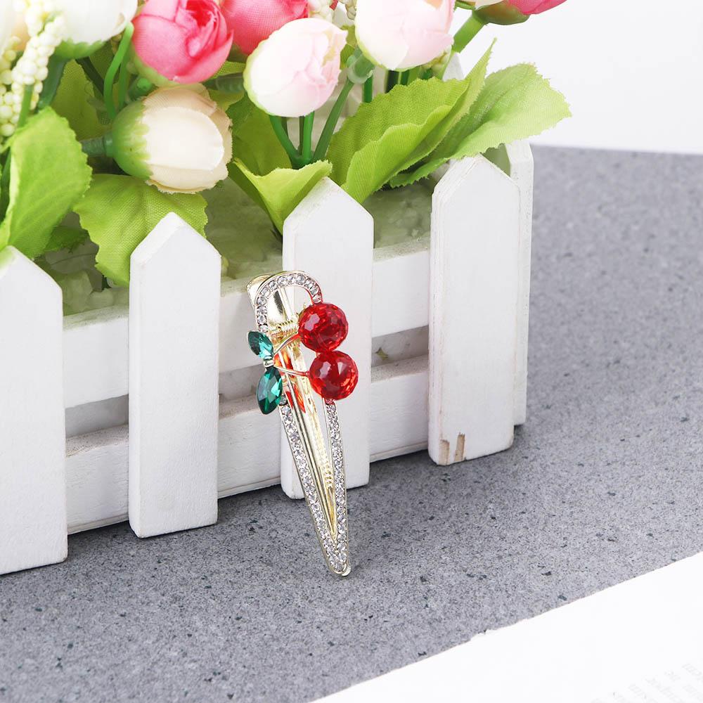 Kẹp Tóc Hình Quả Cherry Bằng Hợp Kim Thời Trang Hàn Quốc Cho Nữ