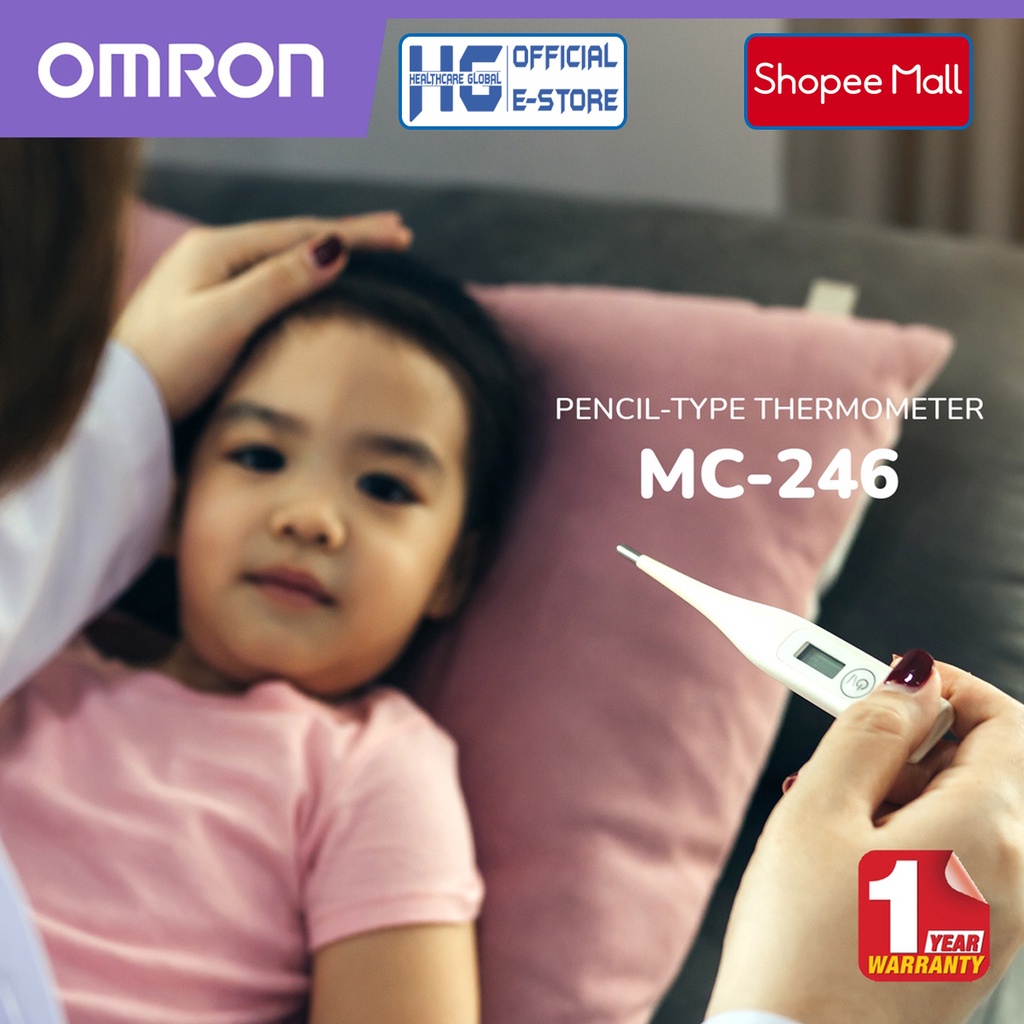 Nhiệt Kế Điện Tử Omron MC246 | Cho Kết Quả Đo Nhiệt Độ Cơ Thể Nhanh, An Toàn Và Chính Xác