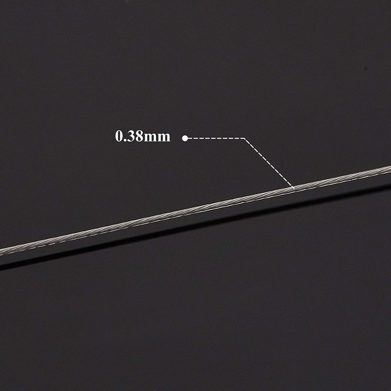Cuộn Dây Thép Không Gỉ 1 Cuộn 260FT 0.38MM Làm Trang Sức Thủ Công