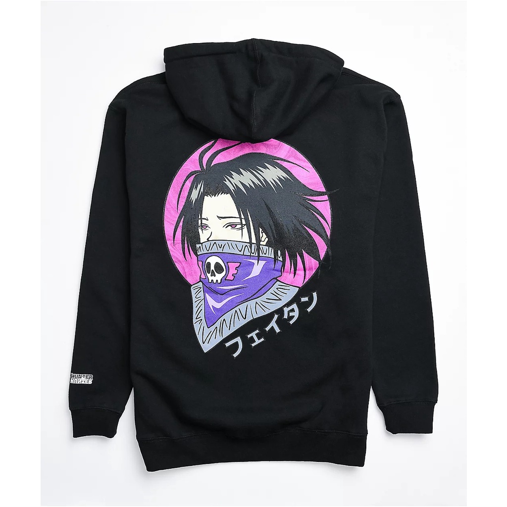 💥HOT💥 Áo Hoodie In Hình Hunter x Hunter Feitan Black Thời Trang Đường Phố Cho Nam Và Nữ