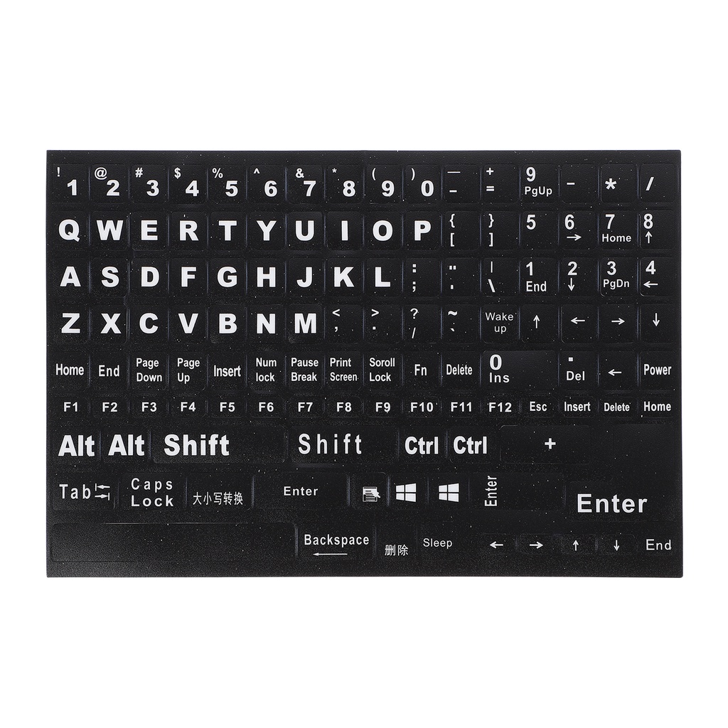 Keyboard Stickers Laptop Letter Decals Replacement Labels Cover Dark Theglow Keycap Key Mechanical Skinlabel Computer Letters