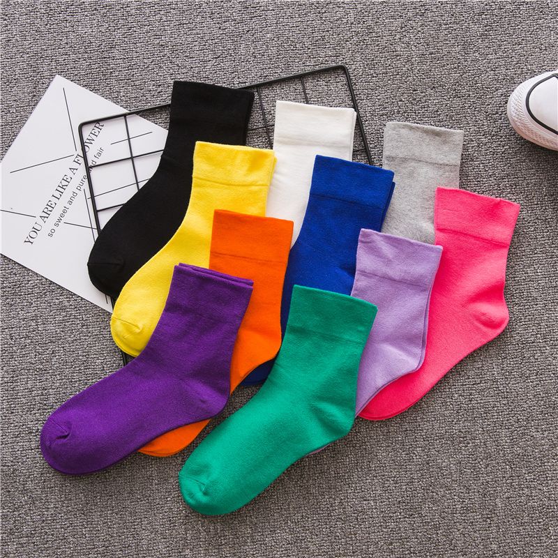 Bán Chạy#Vớ Mỏng Màu Sắc Trơn Phong Cách Âu Mỹ Thời Trang Cho Nữ