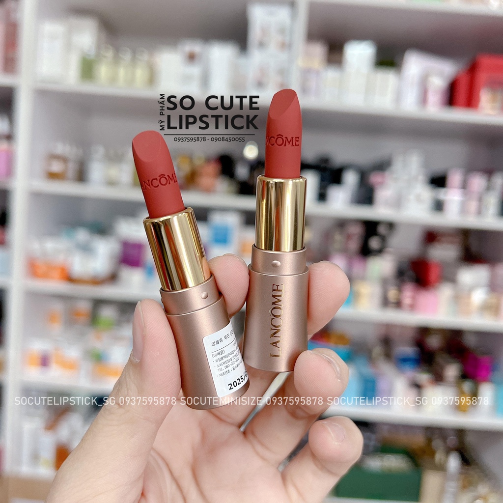 Minisize - Son Lancome L'Absolu Rouge Intimatte 299 French Cashmere