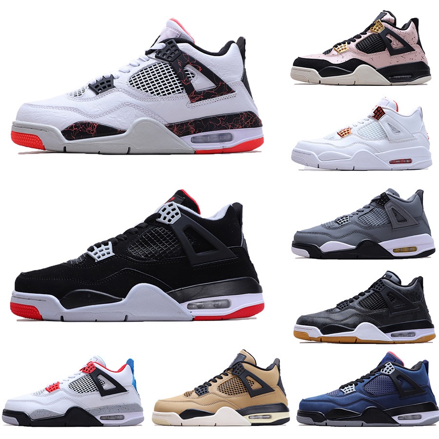 Giày bóng rổ AJ4, giày thể thao cỡ lớn (45-46) cho nam cao to chân ú bè. Big size basketball sneakers for wide feet