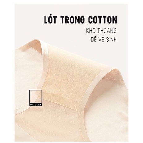 Quần Gen bụng satin chống cuộn Siêu thon gọn _ Quần nịt bụng định hình su lụa vát chéo 8029