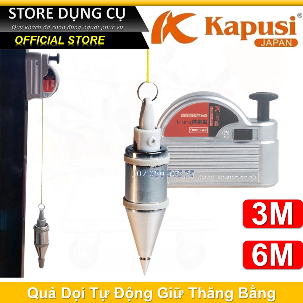 3m - 6m Quả rọi tự động giữ thăng bằng Kapusi (Lập Lòn có từ tính ) K-2568 | K-2569
