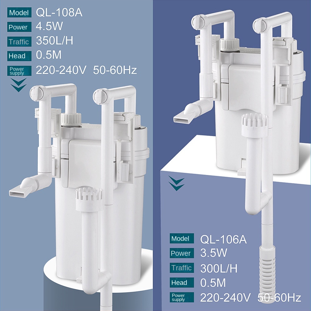 Hệ Thống Lọc Nước Bể Cá Nhỏ Gắn Tường Không Gây Tiếng Ồn