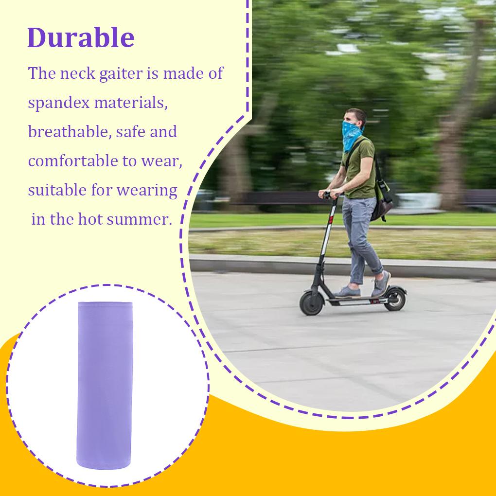 [MAPD] Khăn Quàng Cổ Bandanas Lụa Băng Không Đường May Bảo Vệ Miệng Khi Đi Xe Đạp Leo Núi Câu Cá Ngoài Trời Mùa Hè