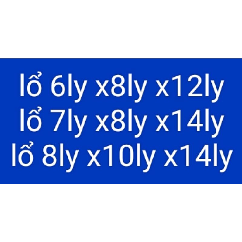 ẮC GÔ SẮT 6.7.8LY 20.CÁI