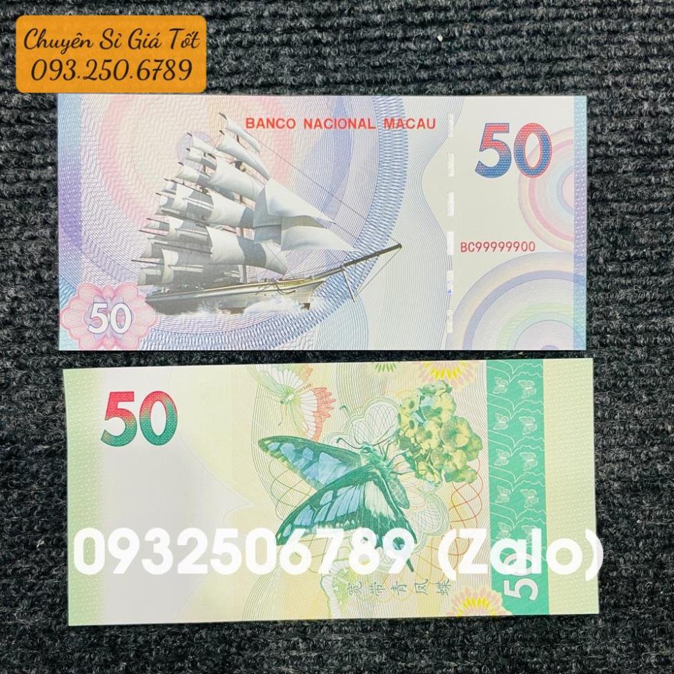 COMBO 10 Tờ Tiền Kỉ Niệm Thuận Buồm Xuôi Gió Của Macao , Phong Thủy May Mắn