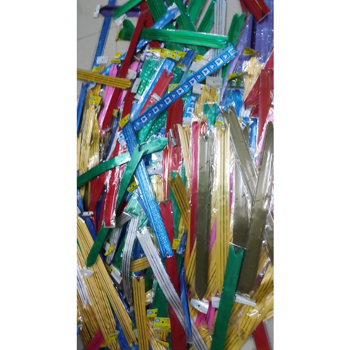 Dây nơ rút hộp quà 10 cái cánh nơ 3mc và 5cm