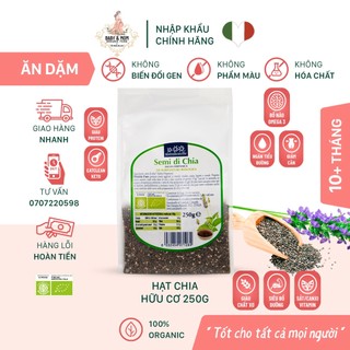 Hạt Chia Organic hữu cơ 250g Sottolestelle