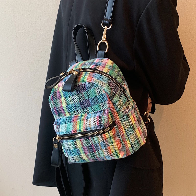 Ba Lô JASMIN NOIR Vải Canvas Thiết Kế Đơn Giản Thời Trang Xinh Xắn Cho Nữ