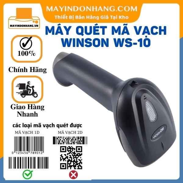 Máy quét mã vạch cầm tay 1D Syble XB-2066 - 1D Laser / Winson N1C 1871 CCD  - Có Chân Đế