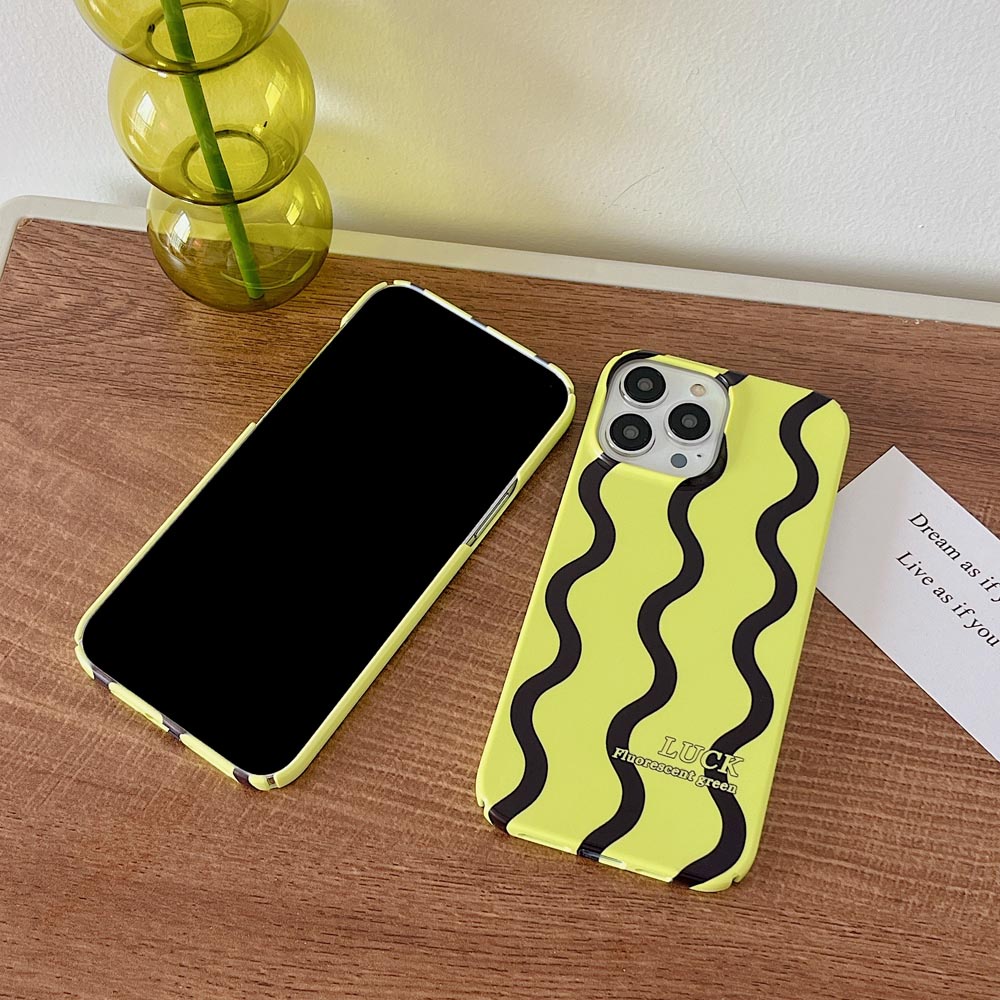 Ốp Điện Thoại Cứng Họa Tiết Lượn Sóng Cho iPhone 11 11ProMax 12 12Pro 12ProMax 13 13Pro 13ProMax 14 14Pro 14Plus 14ProMax