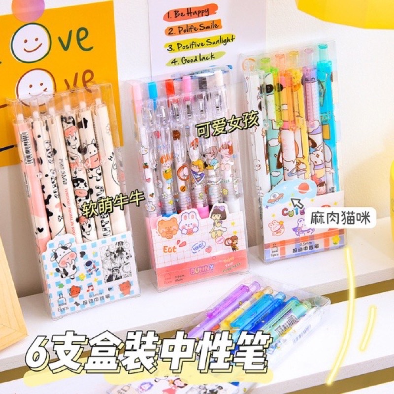 Lẻ 1 cây bút gel hoạ tiết