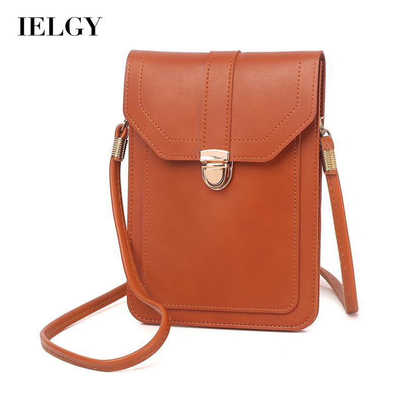 IELGY Túi Đeo Chéo mini Dọc Siêu Mỏng Cho Nữ