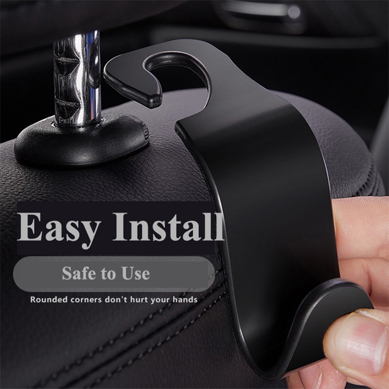 1 Móc Treo Đồ Gắn Sau Ghế Xe Hơi Họa Tiết Hoạt Hình Dễ Thương Đa Năng