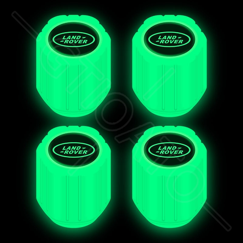 GTIOATO Sáng Nắp Van Lốp Ô Tô Nắp Chụp Van Ô Tô Chống Bụi Không Thấm Nước NắP Van LốP Ô Tô NắP Van Xe Nắp Van Xe Hơi Phụ KiệN Ô Tô Cho Land Rover Defender Evoque Discovery VELAR Range