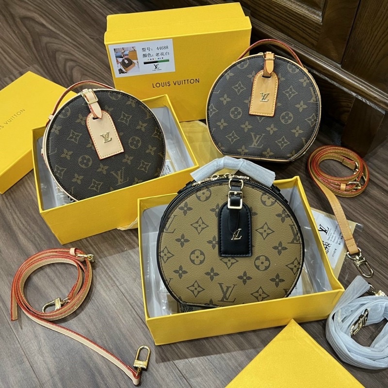 Túi nữ quai xách đeo chéo cốp tròn 3 màu  FULLBOX