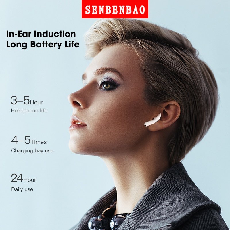 Senbenbao Tai Nghe Không Dây Pro 4 TWS Bluetooth 5.0 Chống Nước Có Mic Cho Xiaomi iPhone Pro4