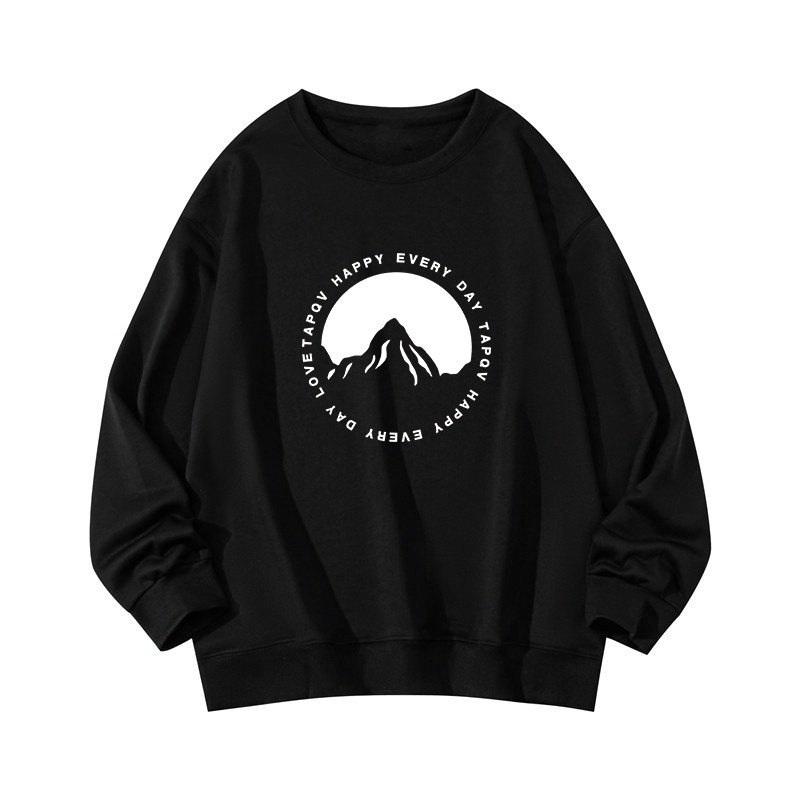 NRVP Áo Thun Nữ Dài Tay Dáng Rộng In Hình Phong Cách Hàn Quốc Mới