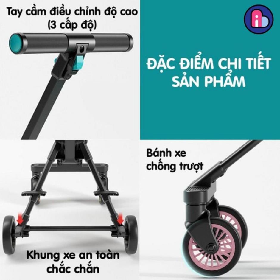 Xe đẩy gấp gọn cho bé Jokey J5, Xe đẩy em bé đi du lịch siêu gọn nhẹ - Bảo Hành 12 tháng _Bonbonshop_