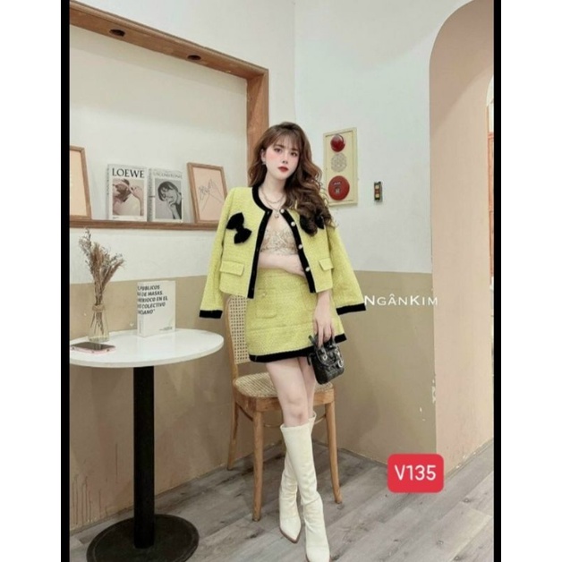 Sét kiểu tiểu thư dáng ngắn