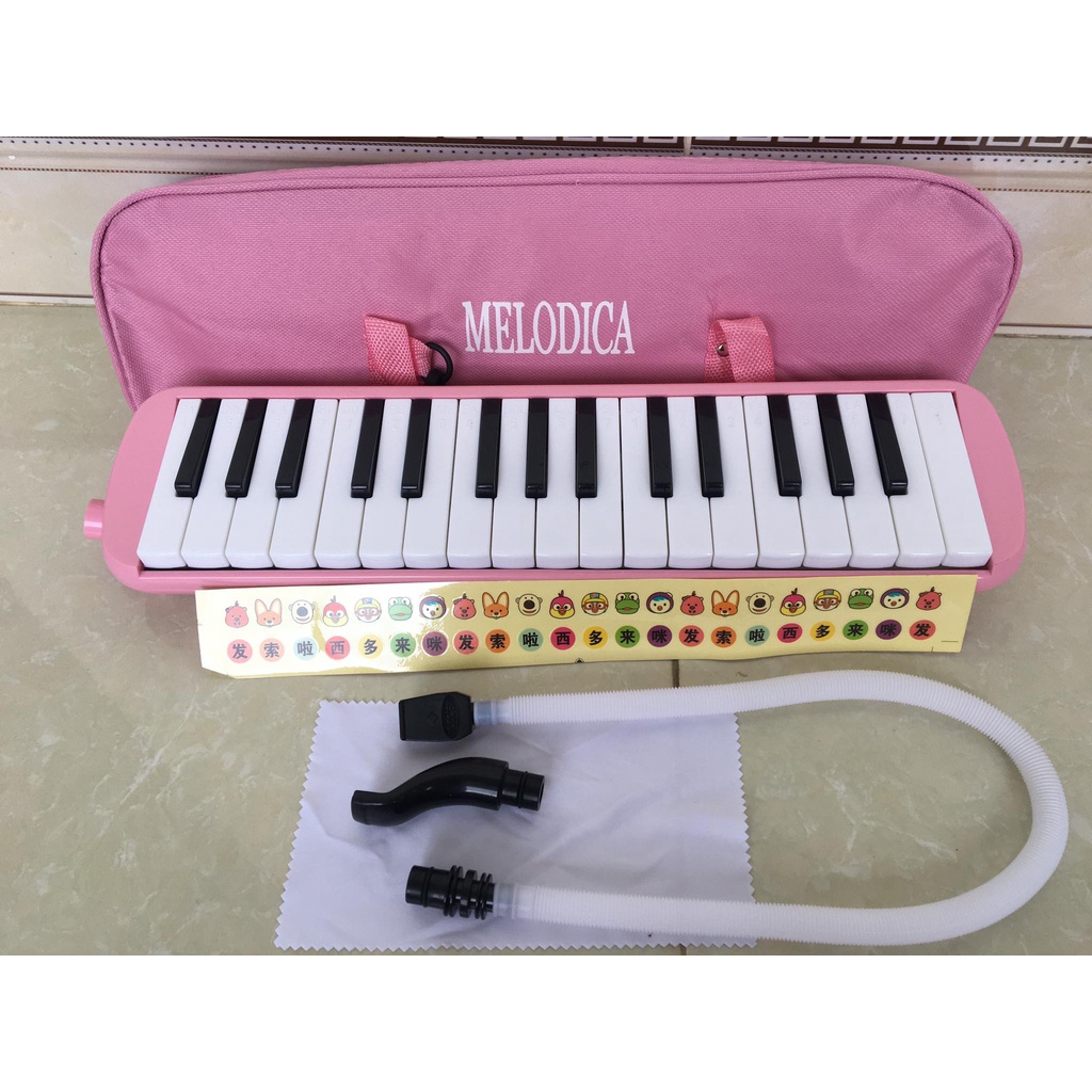 Kèn melodion- Melodica-đàn pianica 32 và 37 phím kèm phụ kiện ,túi đựng, khăn lau hàng chính hãng