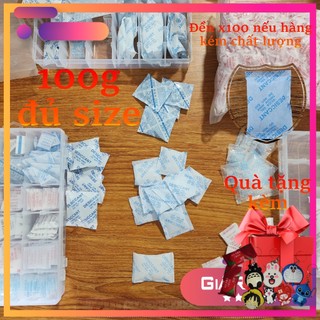 100g gói hút ẩm đủ size 1g 2g 3g 5g 10g 20g 50g 100g, túi chống ẩm, hút độ ẩm bảo quản hàng hoá