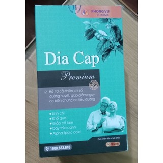 Chống biến chứng tiểu đường Dia Cap lọ 30 viên