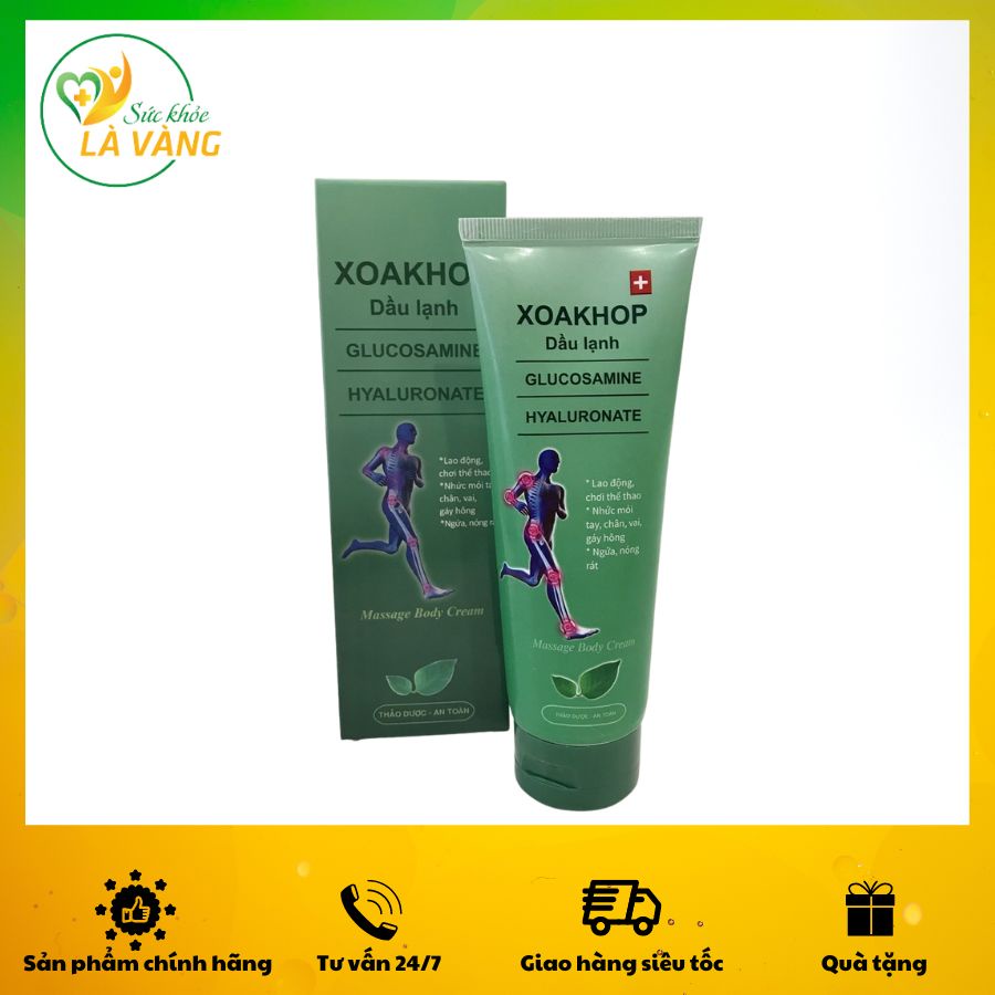 Xoa Khớp Dầu Lạnh  ❤️ Tặng Cẩm Nang Sức Khỏe ✅ Giúp giảm đau nhức mỏi xương khớp không phải thuốc giảm