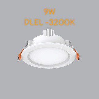 Đèn led downlight âm trần seri dlel - 9w dlel-9t, dlel-9v , dlel-9/3c -thương hiệu mpe