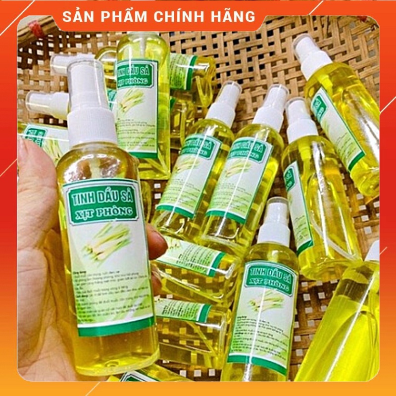 Tinh Dầu Xả - Xịt Khử Mùi Đuổi Muỗi, Kiến, Gián, Thơm Phòng