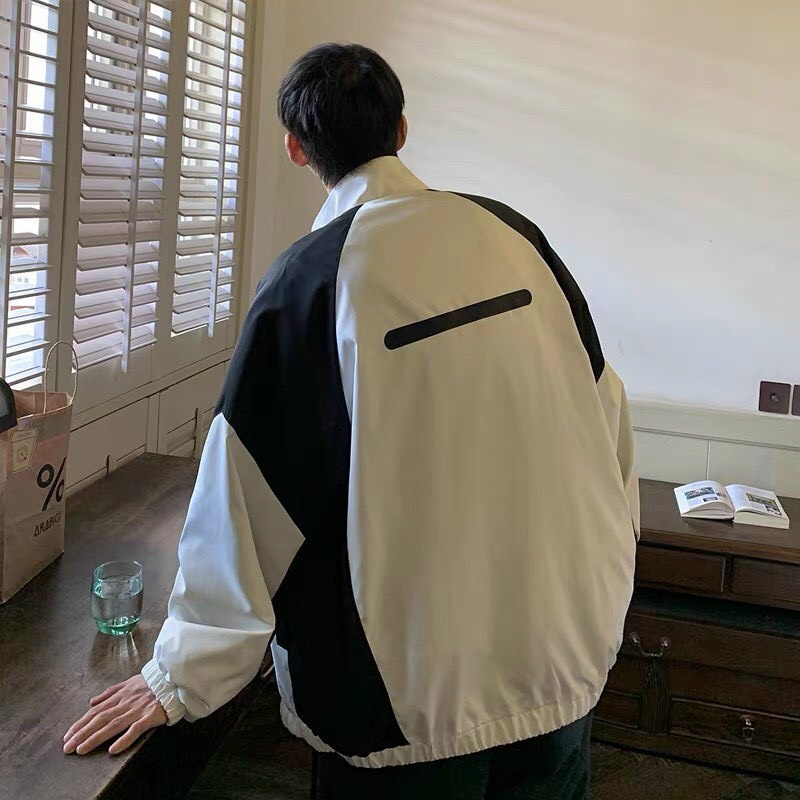 Áo khoác dù SoTontP Unisex Ulzzang 2 lớp phối màu 2 size Nam Nữ , hàng chuẩn from GZ202