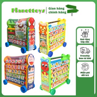 Kệ Học Đa Năng 9 In 1 Thiết Kế Dạng Xe Đẩy Thông Minh- Hàng Việt Nam Chính Hãng