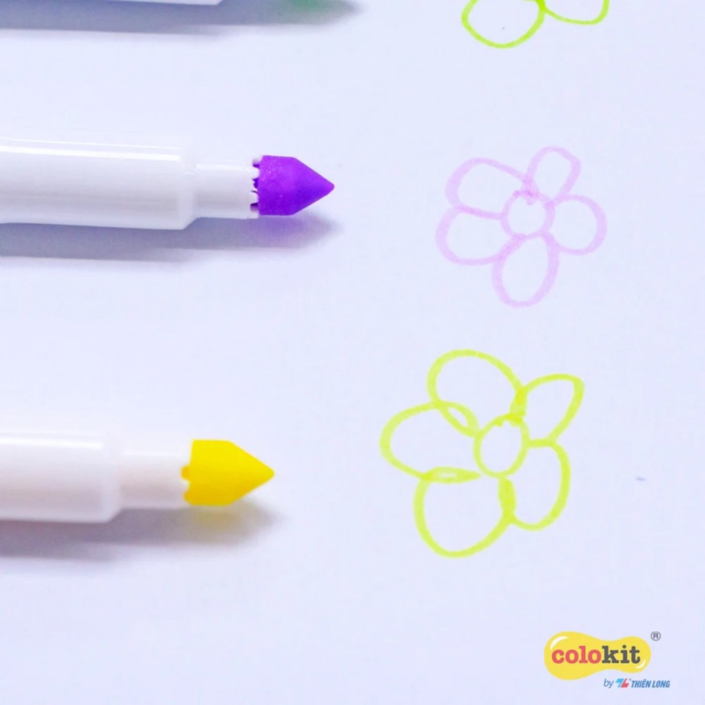 Bút Lông Màu Pastel Rửa Được Fiber Pen Colokit SWM-C008