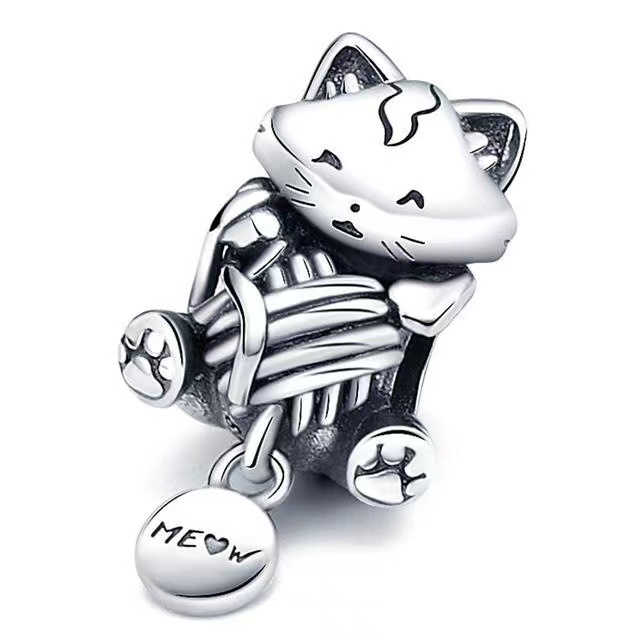 Hạt Bạc 925 Tự Làm Vòng Tay / Vòng cổ Kiểu Công Chúa Dễ Thương Xinh Xắn